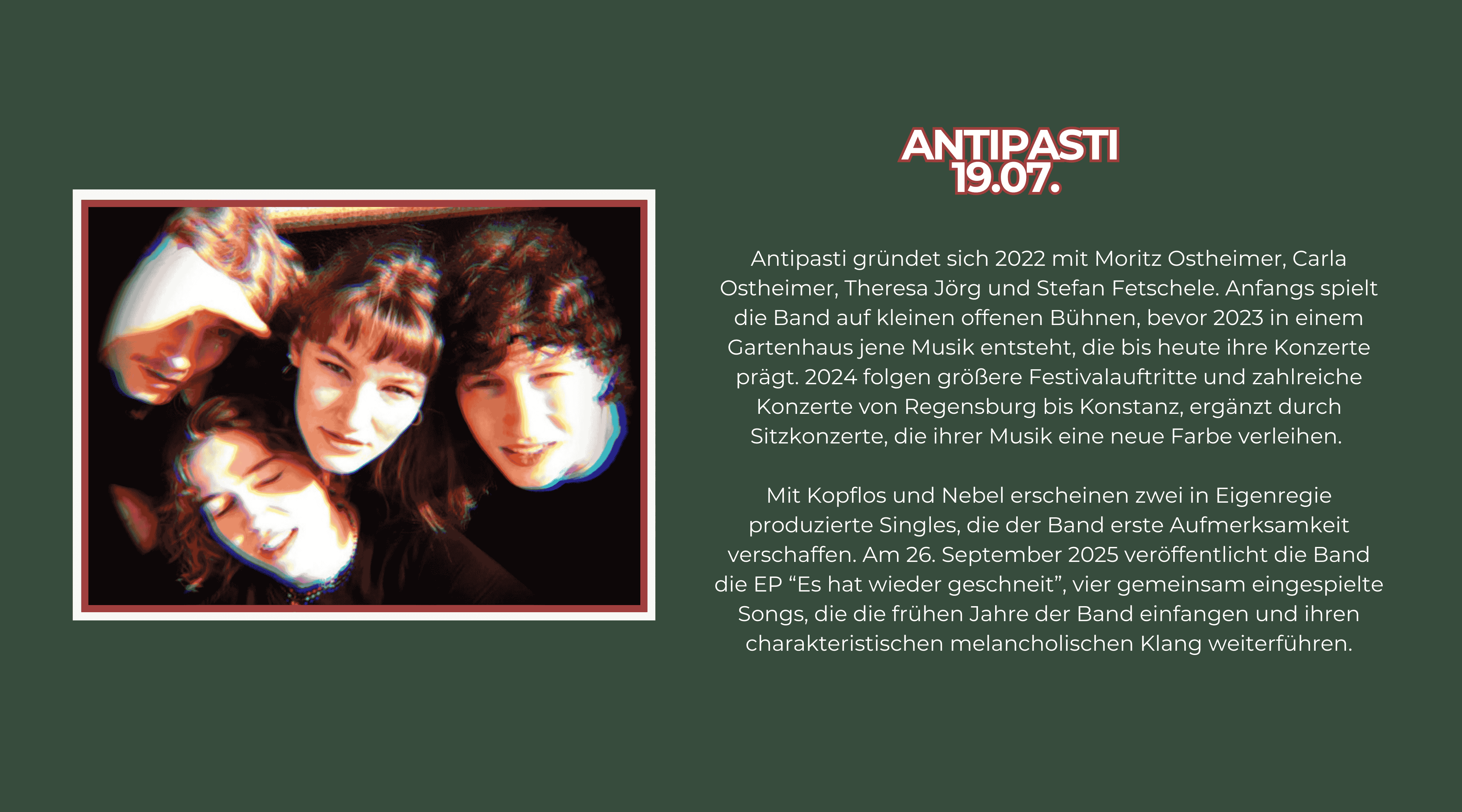 Vorstellung Antipasti